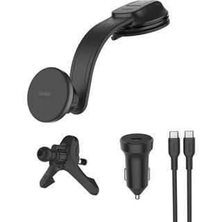 Belkin MAGNETIC CAR MOUNT WITH 15W QI2 WIRELESS CHARGING FOR AI