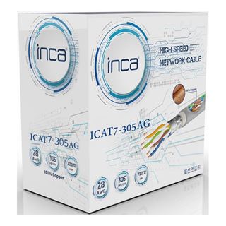 (&euro;0,77*/1m) 305.00m INCA Cat. 7 Netzwerkkabel S/FTP RJ45 Stecker
