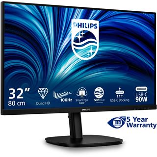 31,5" (80,01cm) Philips 32B2U3601 schwarz 2560x1440