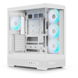 AeroCool P500B Digi Midi Tower ohne Netzteil weiss