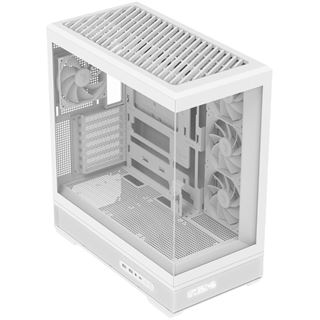 AeroCool P500B Digi Midi Tower ohne Netzteil weiss