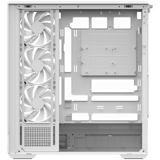 AeroCool P500B Digi Midi Tower ohne Netzteil weiss