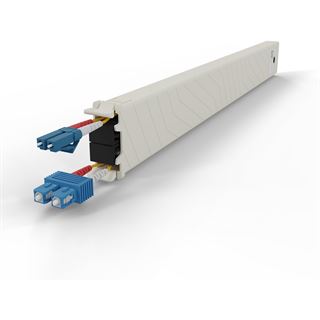 Patchbox Kassette Glasfaser 8HE OS2 LC-SC 0,8m