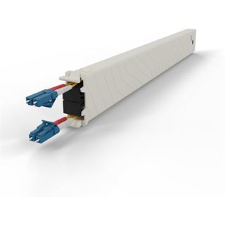 Patchbox Kassette Glasfaser 8HE OS2 LC-LC 0,8m
