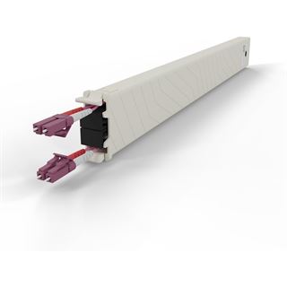 Patchbox Kassette Glasfaser 8HE OM4 LC-LC 0,8m