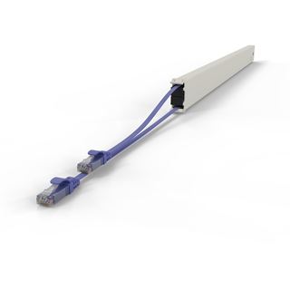 Patchbox Kassette Cat 6A 46HE UTP 2,5m lila