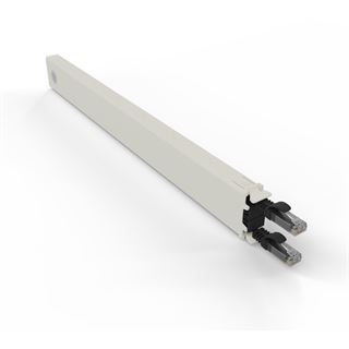 Patchbox Kassette Cat 6A 8HE UTP 0,8m schwarz