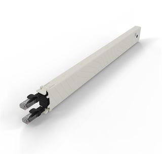 Patchbox Kassette Cat 6A 8HE UTP 0,8m schwarz