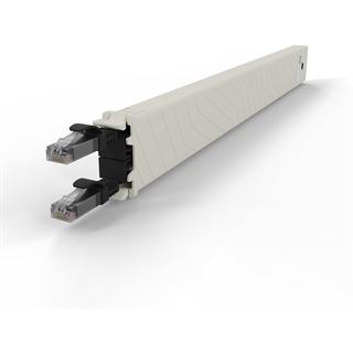 Patchbox Kassette Cat 6A 8HE UTP 0,8m schwarz