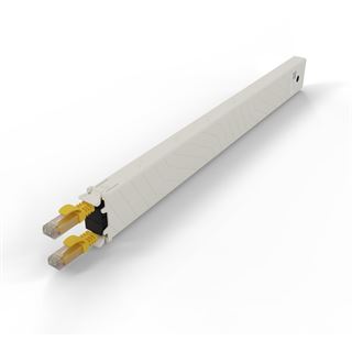 Patchbox Kassette Cat 6A 8HE UTP 0,8m gelb