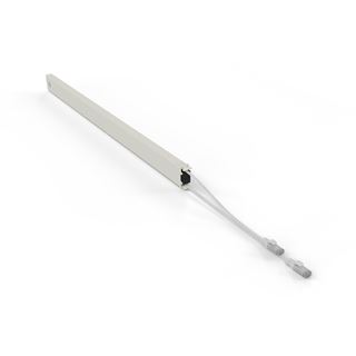 Patchbox Kassette Cat 6A 46HE UTP 2,5m wei&szlig;