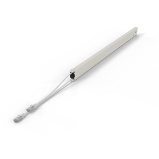 Patchbox Kassette Cat 6A 46HE UTP 2,5m wei&szlig;