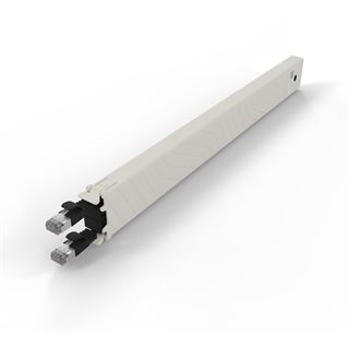 Patchbox Kassette Cat 6A 8HE STP 0,8m schwarz