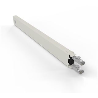 Patchbox Kassette Cat 6A 8HE STP 0,8m grau