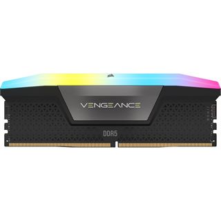 64GB (2x 32GB) Corsair Vengeance RGB schwarz DDR5 6000MT/s Intel XMP