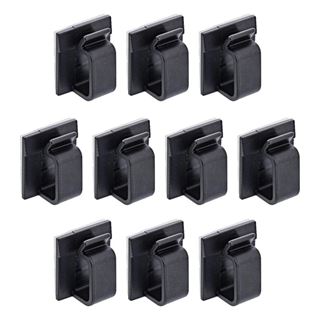 InLine 10er Pack Kabelmanager Klebesockel XL, Nylon, 3M-Klebepad,