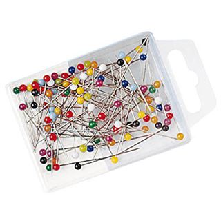 WEDO Stecknadeln Buntkopf 3 x 30 mm in 100er SB-Dose 5Stk