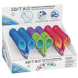 WEDO Kinderschere Soft-Kid spitz 11,5 cm im Display