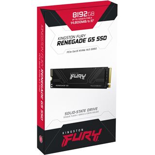 8TB Kingston FURY Renegade G5 PCIE 5.0 M.2 NVME SSD