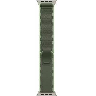 Apple 49mm GREEN/NEON TRAILLOOP S/M - NATURAL TITANIUM FINISH