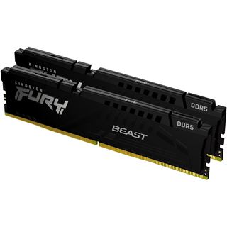 128GB (2x 64GB) Kingston FURY Beast schwarz DDR5 5600MT/S CL36 DIMM