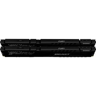 128GB (2x 64GB) Kingston FURY Beast schwarz DDR5 5600MT/S CL36 DIMM