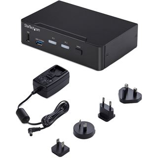 STARTECH 2-PORT DISPLAYPORT KVM SWITCH 4K 60HZ USB 3.0 EDID MANAGEMENT