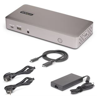 STARTECH 3X MONITOR USB4 DOCK 100W PD USB-C DOCK 4K 60HZ 100W PD