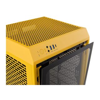 Thermaltake The Tower 200 Bumblebee ITX Tower ohne Netzteil gelb