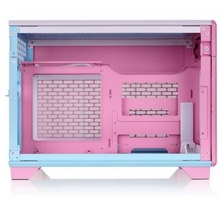 Thermaltake TR100 Bubble Pink ITX Tower ohne Netzteil rosa/blau