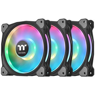 140x140x25mm Thermaltake Riing Duo 14 RGB Radiator Fan 3 Pack Dual