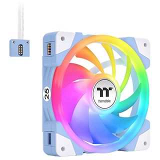 140x140x25mm Thermaltake SWAFAN EX14 ARGB PC Cooling Fan Hydrangea