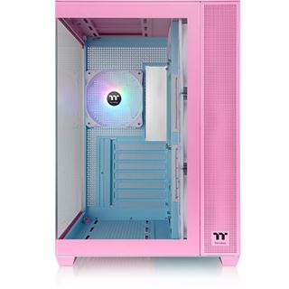 Thermaltake View 380 TG ARGB Bubble Midi Tower ohne Netzteil rosa/blau