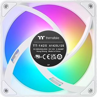 140x140x25mm Thermaltake CT140 EX ARGB Sync PC Cooling Fan White 3