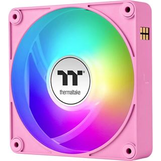 140x140x25mm Thermaltake CT140 EX ARGB Sync PC Cooling Fan Pink 3 Pack