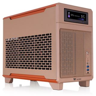 Thermaltake TR100 Gravel Sand ITX Tower ohne Netzteil beige