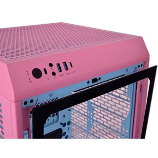 Thermaltake The Tower 200 ITX Tower ohne Netzteil pink