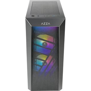 Azza Sentinel Midi Tower ohne Netzteil schwarz