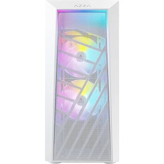 Azza Sentinel 203A-01W Miditower White 3xARGB L&Atilde;&OElig;fter