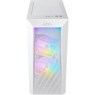 Azza Sentinel 203A-01W Miditower White 3xARGB L&Atilde;&OElig;fter