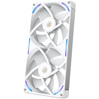 280x120x30mm NZXT F-Serie F280X RGB Lüfter Single weiß