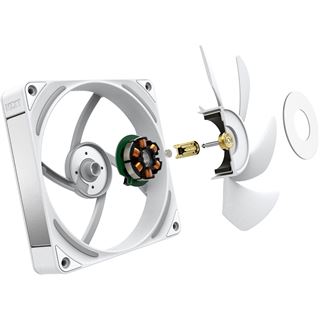 120x120x30mm NZXT F-Serie F120X RGB Lüfter Single weiß