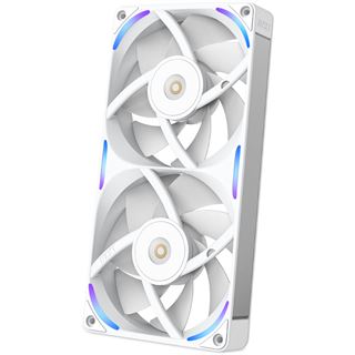 240x120x30mm NZXT F-Serie F240X RGB Lüfter Single weiß