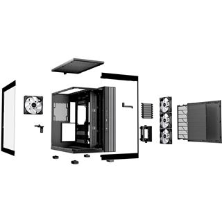 be quiet! Light Base 600 LX Black Midi Tower ohne Netzteil schwarz /