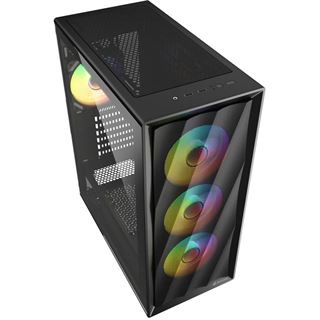 Sharkoon VK4 ARGB ATX Glasfenster schwarz / Retourenware