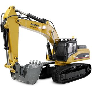 Amewi G705E Bagger Metall 1:14 RTR gelb 14+