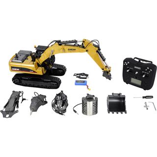 Amewi G705E Bagger Metall 1:14 RTR gelb 14+