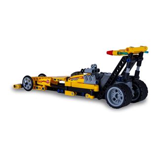 Jamara CaDA Drag Racing 1:24 Bricks gelb
