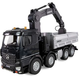Amewi Mercedes Arocs Kranwagen m. Kipper 8x4/4 4WD 1:18 RTR