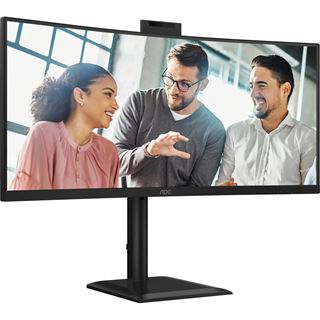 34" (86,36cm) AOC CU34E4CW schwarz 3440x1440 1xDisplayPort 1.4 /